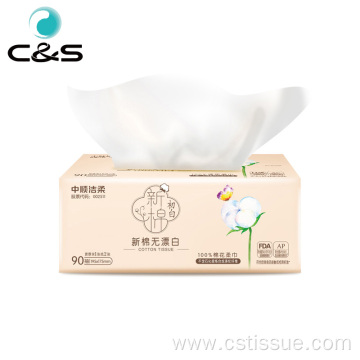 100% Pure Cotton Soft Pack Facial Tissue